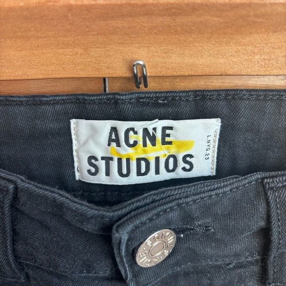 ACNE STUDIOS Needle Wet Cash Jean, Size 26 - Picture 6 of 10